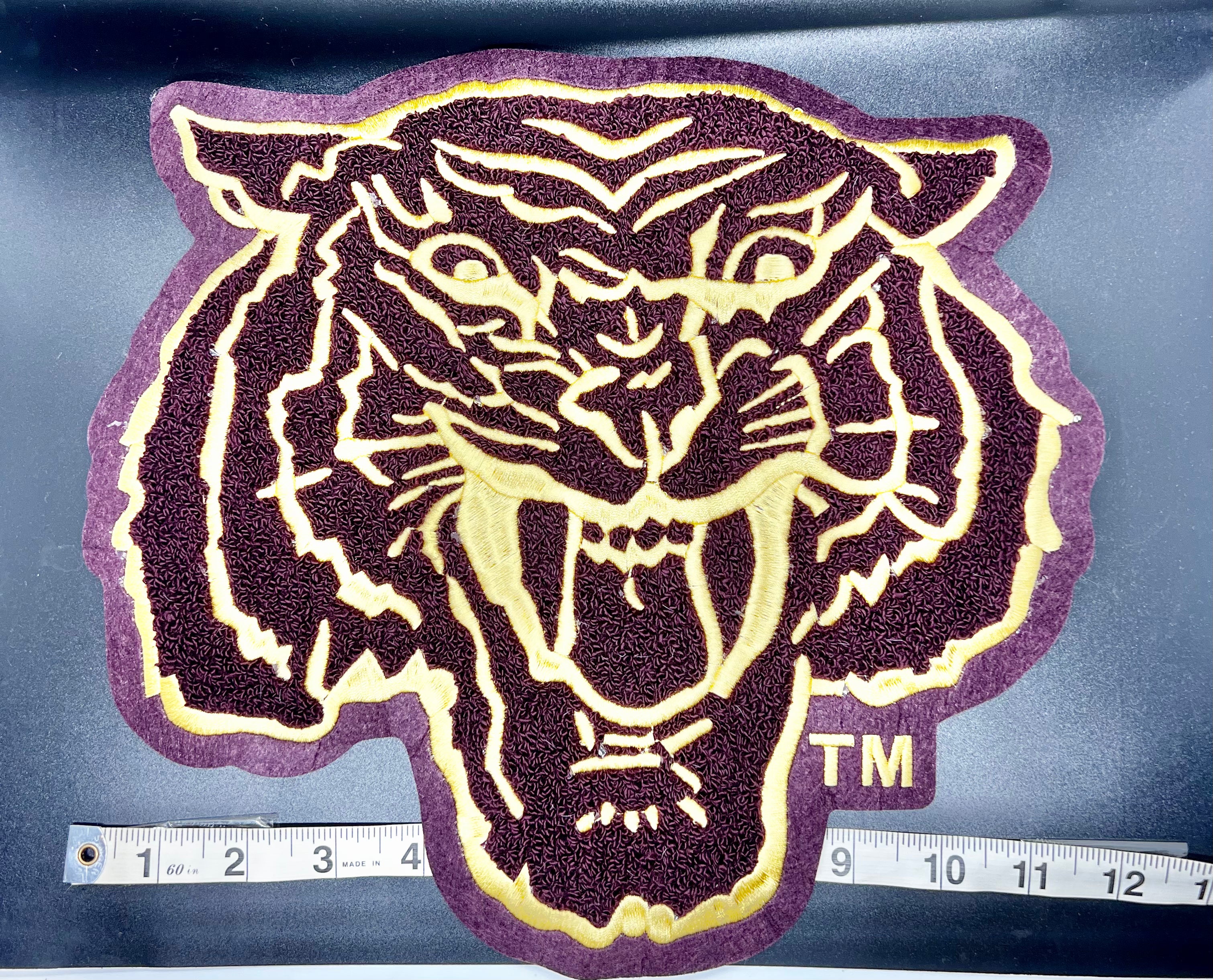 Morehouse Maroon Tiger - Jumbo Chenille Patch