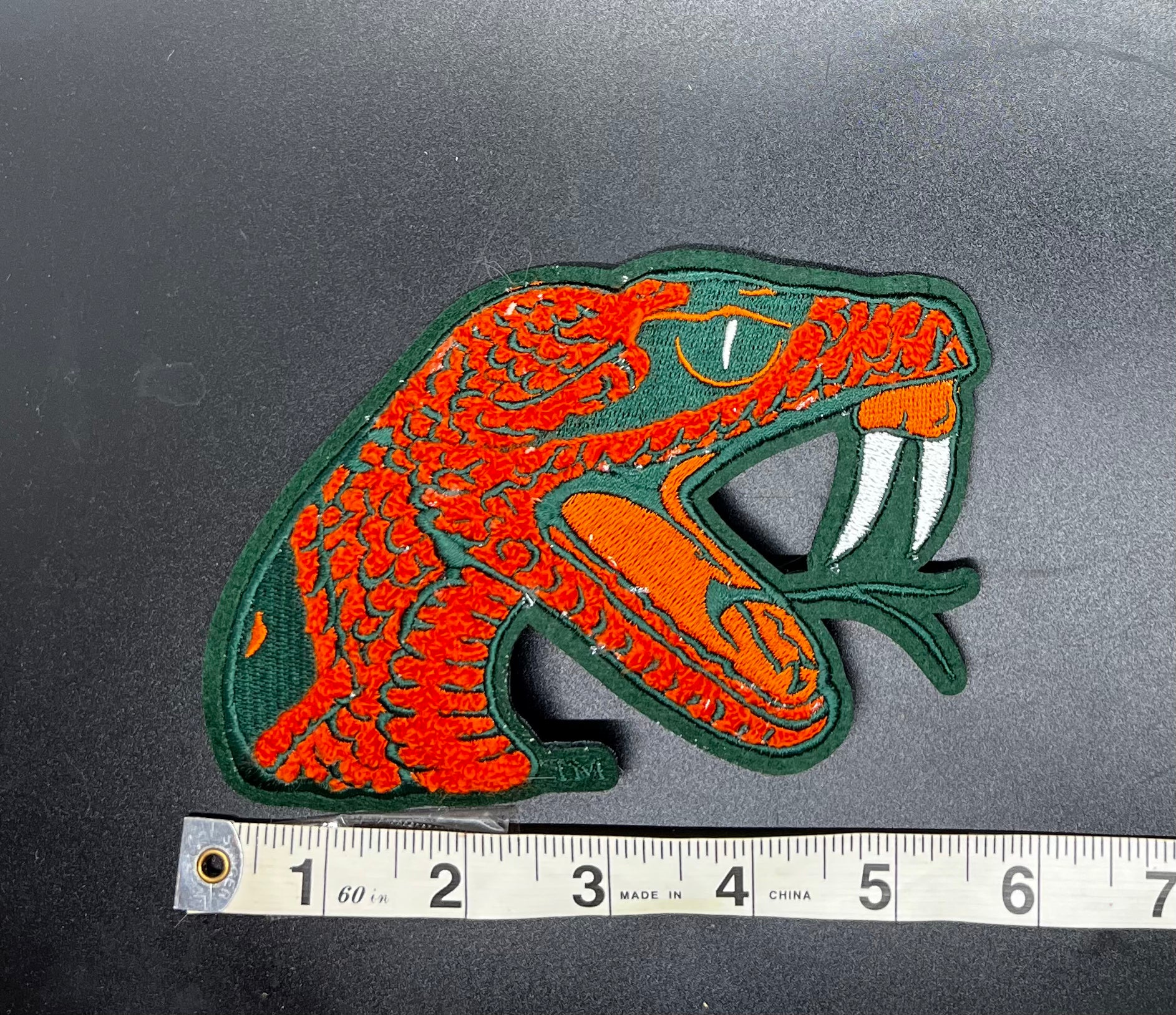 FAMU Rattler - Small Chenille Patch