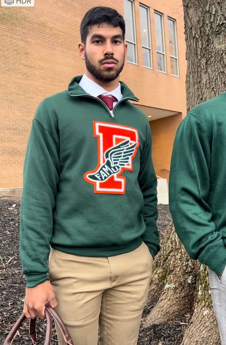 FAMU - Heritage Quarter-zip Sweatshirt