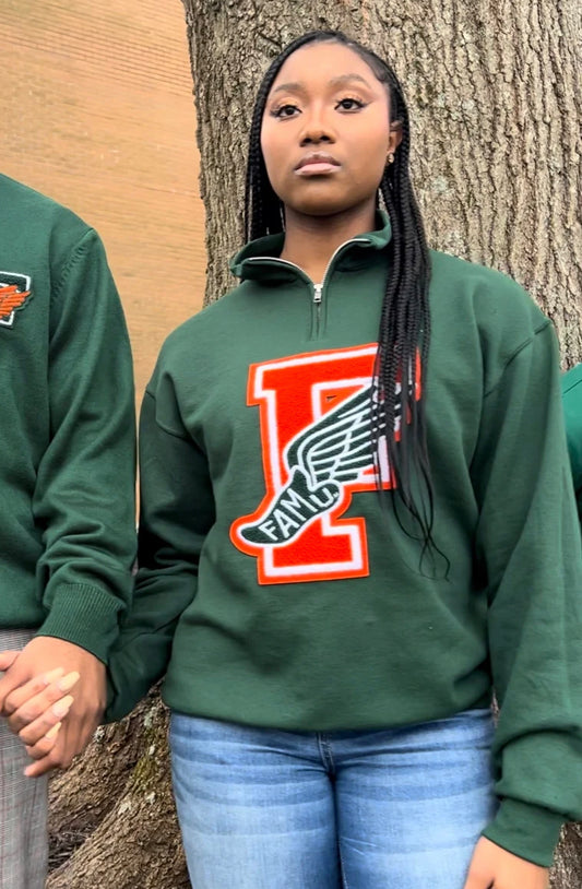 FAMU - Heritage Quarter-zip Sweatshirt