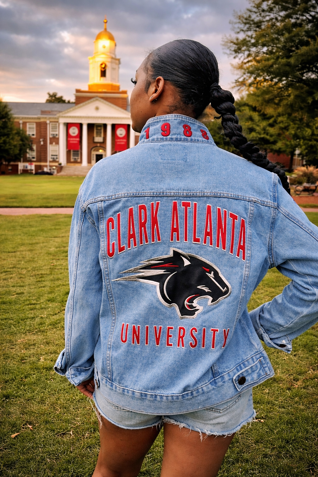 Clark Atlanta University - Denim Jacket 2.0