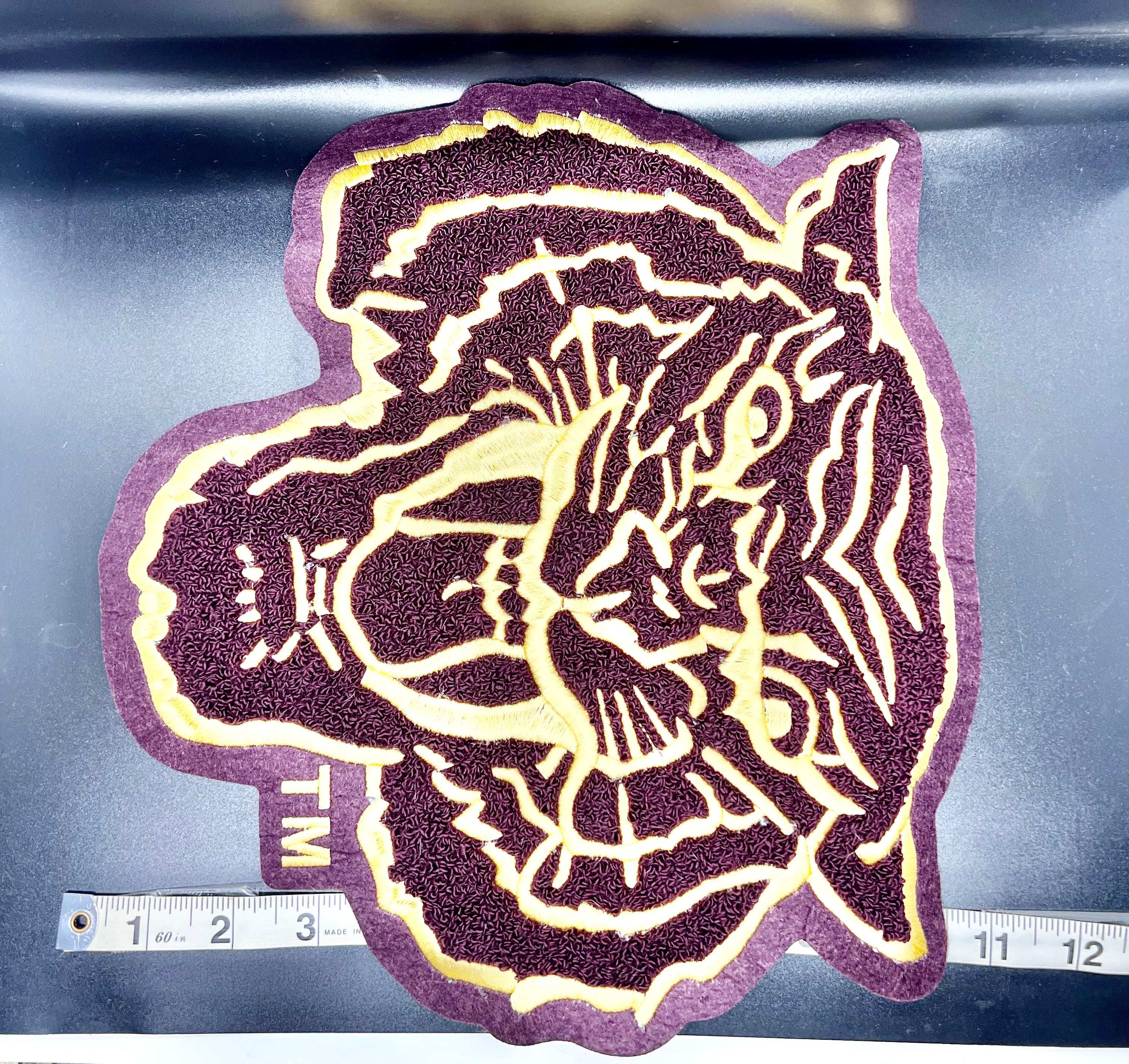 Morehouse Maroon Tiger - Jumbo Chenille Patch